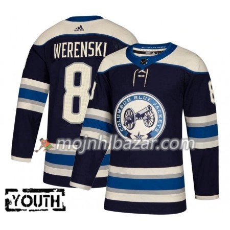 Dresovi Columbus Blue Jackets Zach Werenski 8 Adidas 2018-2019 Alternate Authentic - Dječji Dresovi Columbus Blue Jackets Zach Werenski 8 Adidas 2018-2019 Alternate Authentic - Dječji